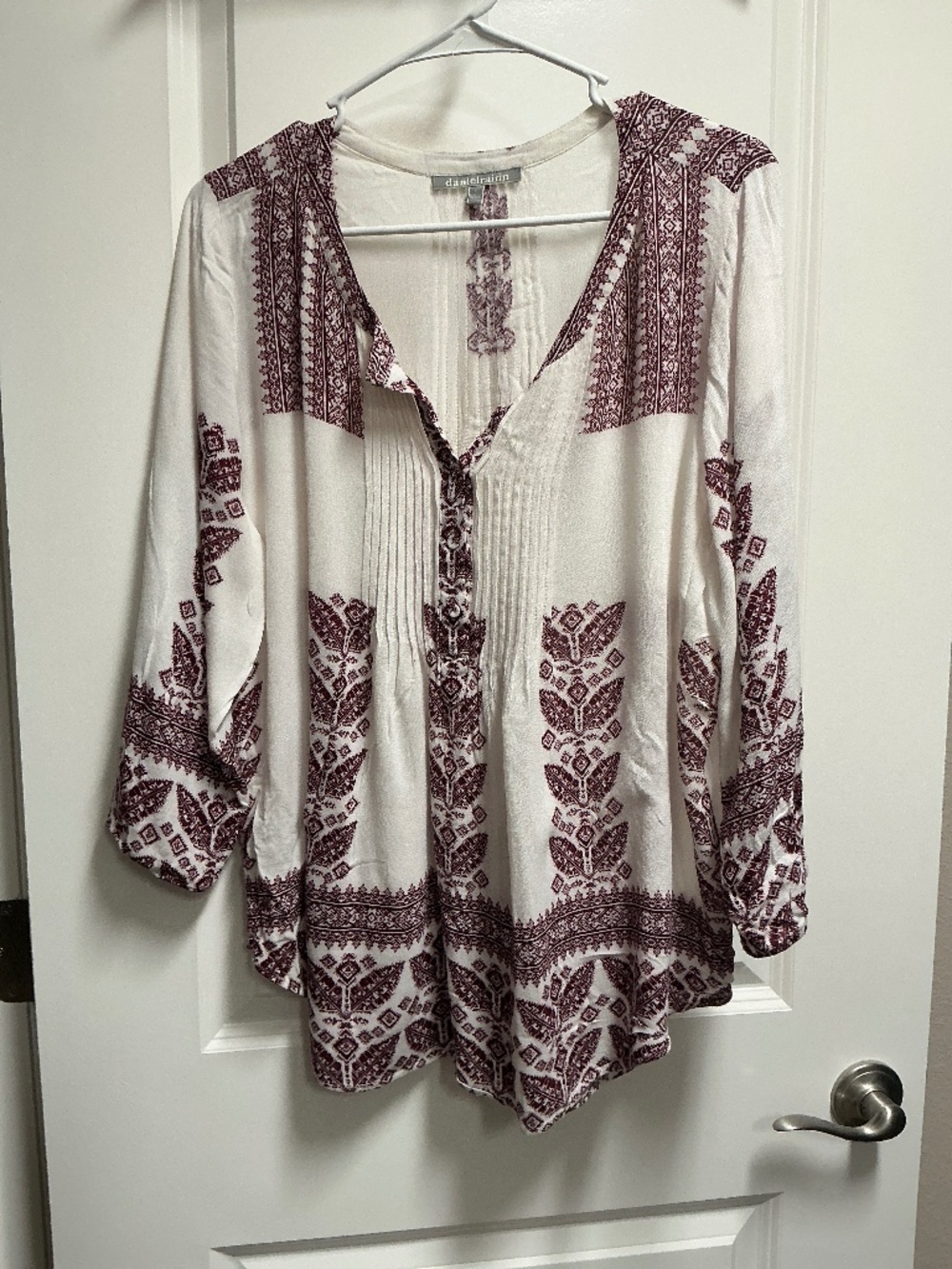 Daniel Rainn tunic blouse large